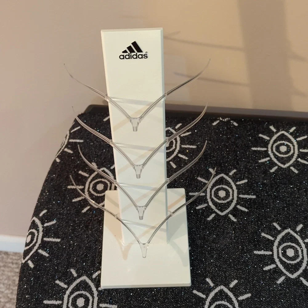 Adidas White 4 Glasses Display Holder